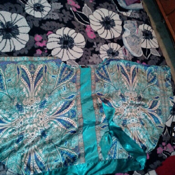 Turquoise blouse