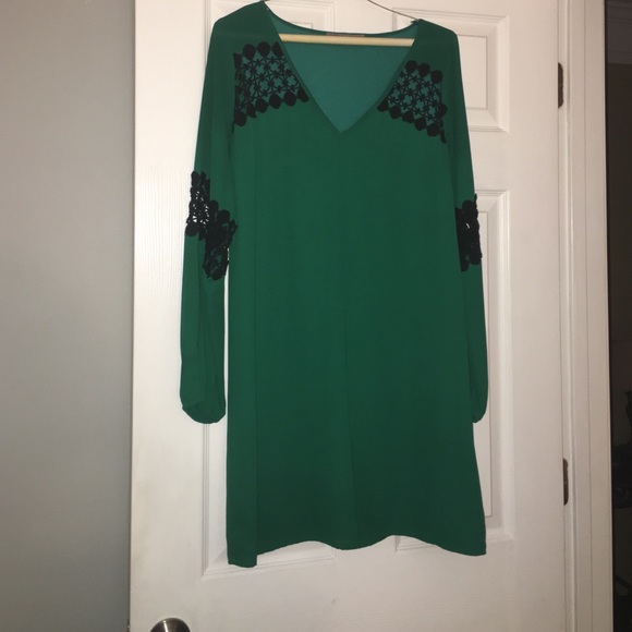 Addie Emerald Green Party dress - Picture 1 of 3