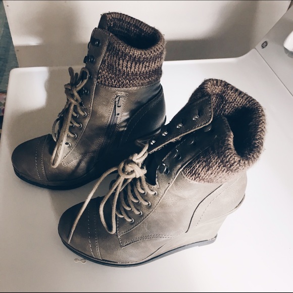 Target Wedge booties