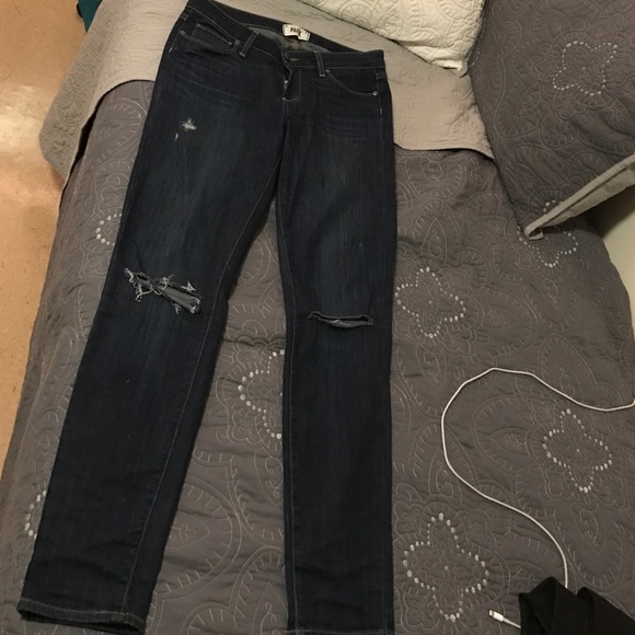 Paige distressed verdugo ultra skinny