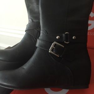 guess thigh high boots