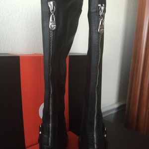 guess thigh high boots