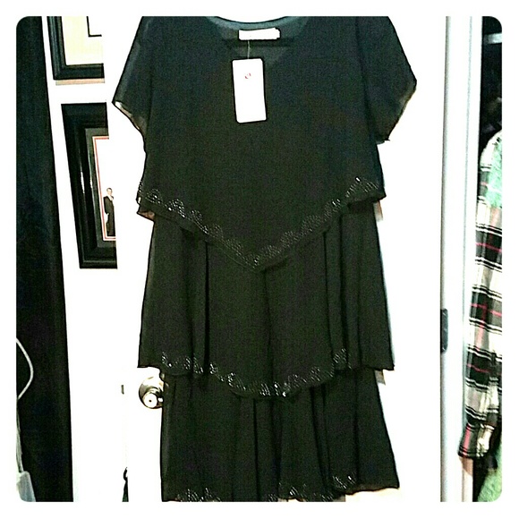Black Chifon Dress