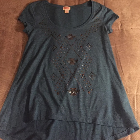 Blue short sleeve Tee