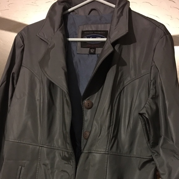 Gray blue anchor jacket - Picture 1 of 4