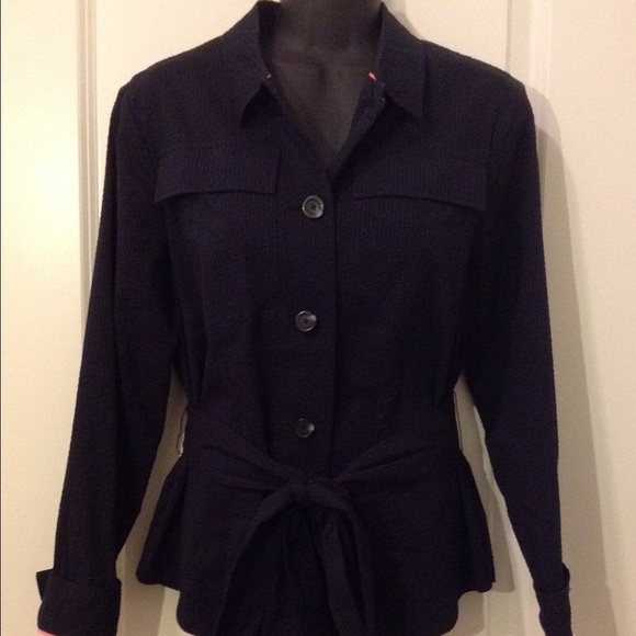 Liz Claiborne Navy Blue Jacket Blazer