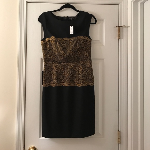 The Limited Dresses & Skirts - Black and Gold Dress from The Limited