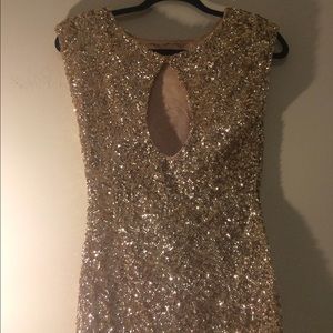 Alice and Olivia Mini Sequined Dress