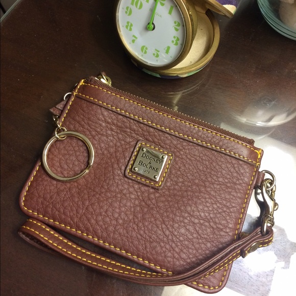 Dooney & Bourke small brown wristlet