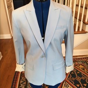 Theory size 6 baby blue blazer