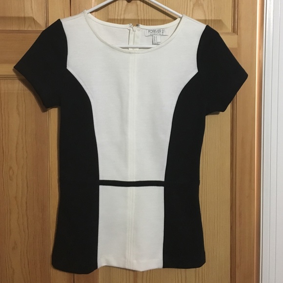 Forever 21 Essentials Color-block Blouse