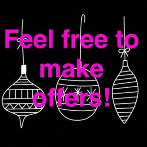 Goes for any of my items I'm very reasonable!!