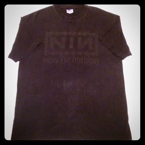 Nine Inch Nails Rare Vintage Black Ink Shirt 90's