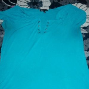 Turquoise tee