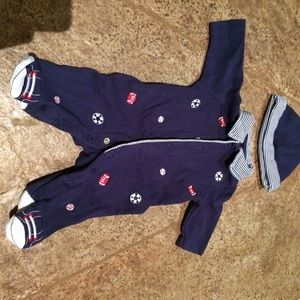 Little Me Preemie Onesie and Hat Set