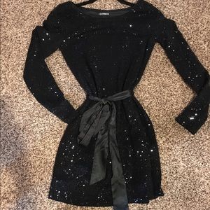 Express sequin dress