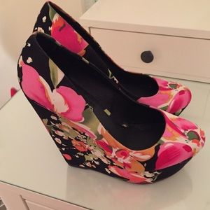 ALDO Floral Wedges