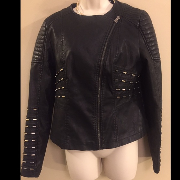 Love Culture Motorcycle Jacket w/Studs