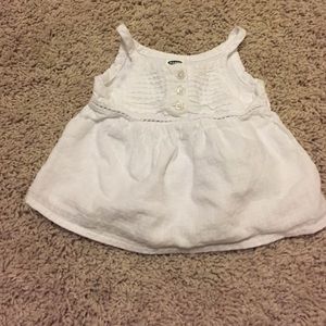 Old Navy white cotton top/dress