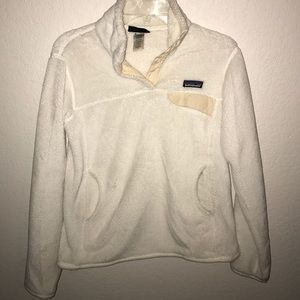 White Patagonia pullover