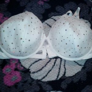 Sparkle white bra 40C