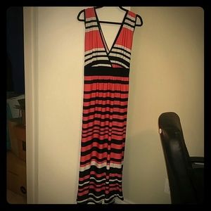 Multi colored maxi dress