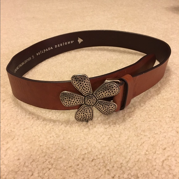 Silpada brown leather belt