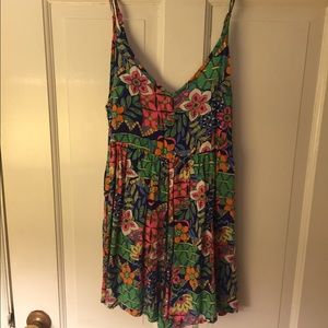 Tropical Hawaiian Print Romper - Tobi