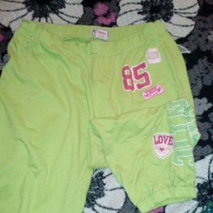 Lime green sweats