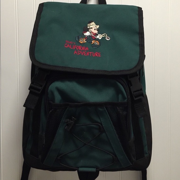 Vintage Disney California adventure backpack