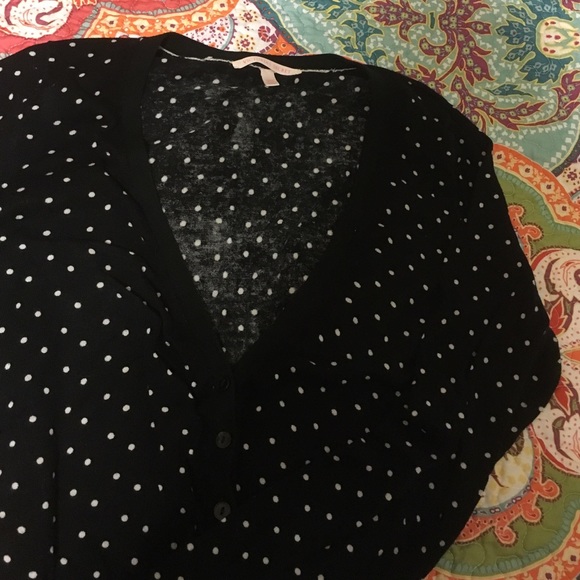 Victoria's Secret Polka Dot Cardigan
