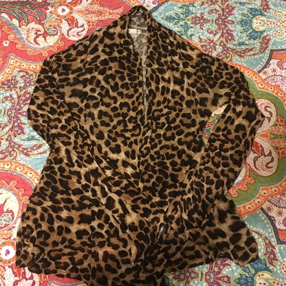 Cheetah print Cardigan