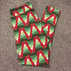 LuLaRoe leggings TC Holiday Trees