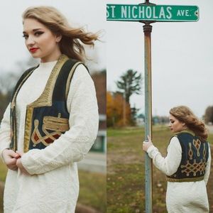 🕌Turkish Vest🕌 Intricate Embroidery Antique