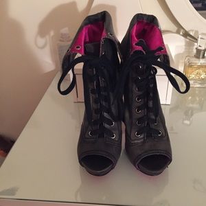 Betsey Johnson Combat Boot Heels