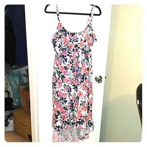 Torrid floral high low dress