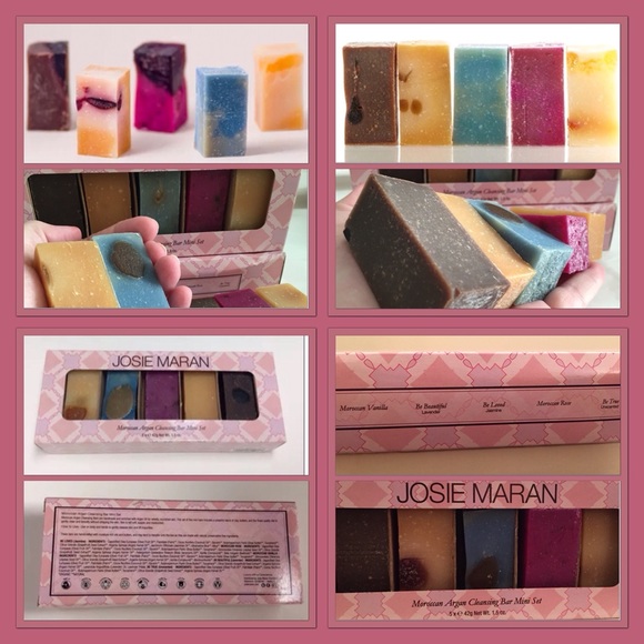 Josie Maran Argan Plumping Shampoo, Hair Butter & Body  Josie Maran Moroccan Argan Soap Bar Set