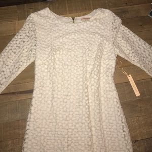 Ivory crochet dress | Dilliards