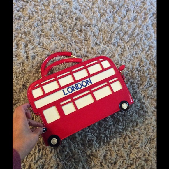 Modcloth London bus purse