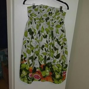 Lane Bryant strapless dress