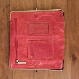 HOBO pink clutch wallet
