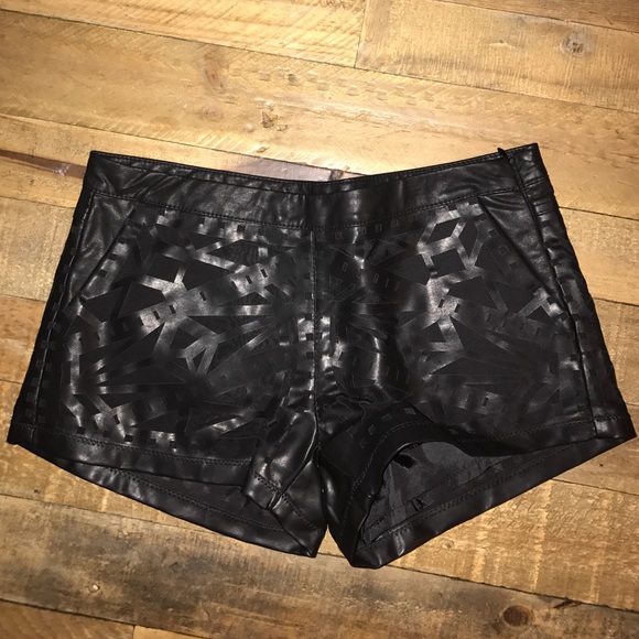 Blank NYC Pleather Shorts