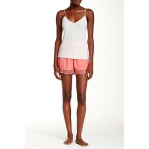 Woven Crochet Short Coral Nordstrom beach vacation
