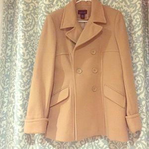 New Camel colored Pea coat