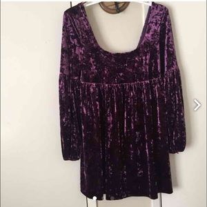 Crush velvet dress. By free people. ☮