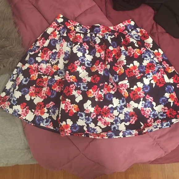 Floral circle skirt from Express