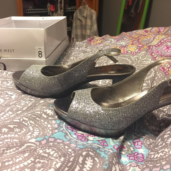 Silver heels