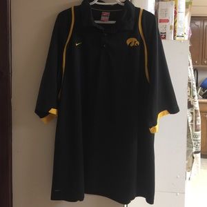 Nike Iowa Hawkeyes polo golf shirt