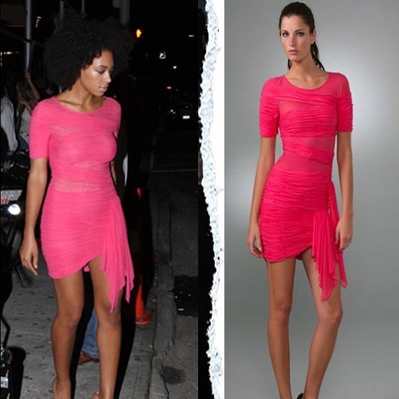 BCBGMAXAZRIA Runway Banded Mesh Dress
Size S