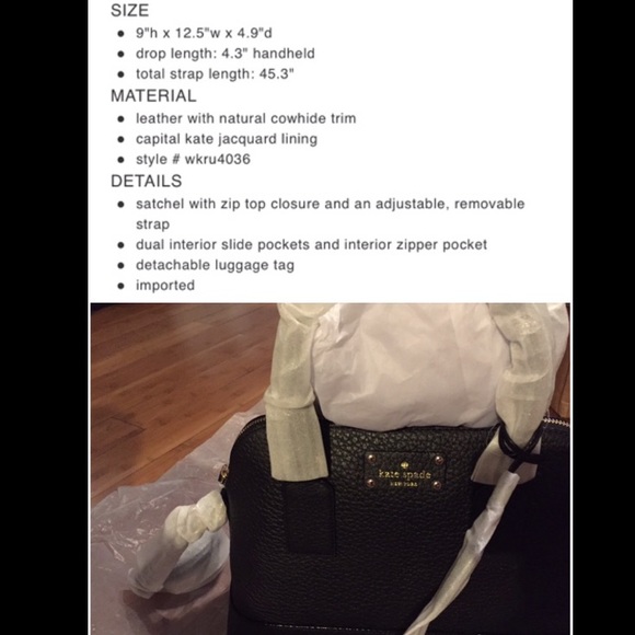 👜Kate Spade Bay Street Small Rachelle - Picture 4 of 4